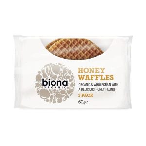 BIONA Organic Honey Waffles 2 pack (4 weeks life)