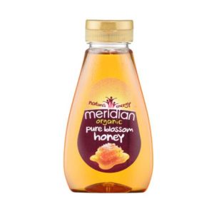 MERIDIAN FOODS - No GM Soya us Organic Squeezy Blue Blossom Honey