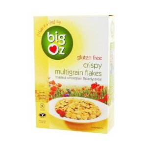 BIG OZ MORNING CEREALS Organic Gluten Free Crispy Multigrain Flakes