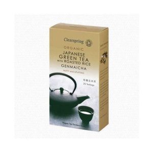 Clearspring Organic Genmaicha Tea with Roasted Rice - Box