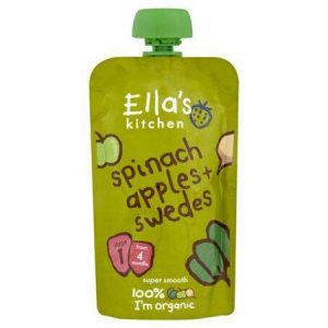 Ellas/K Spinach Apple & Swede 4m+ [120g x 7]