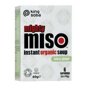 King Soba Mighty Miso Tofu & Ginger Instant Soup [60g]