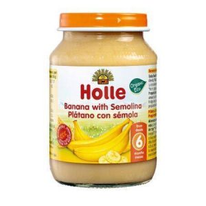 Holle Organic Banana WithSemolina 6m+ [190g]