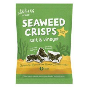 Abakus Seaweed Crisps Salt/Vinegar [18g x 12]