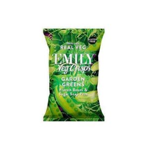 Emily Crisps Garden Greens [80g x 8]