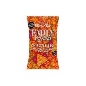 Emily Crisps Chipotle Bbq Veg Thins [23g x 24]
