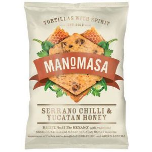 Manomasa Serrano Chilli &Yucatan Chips [160g x 12]
