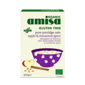 Amisa Pure Porridge Oats Apple & Cinnamon Spice [300g]