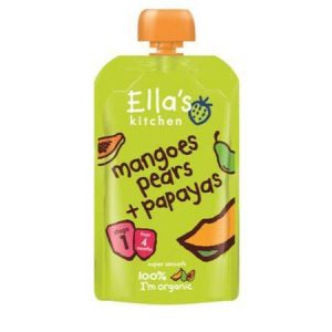 Ellas/K Mango Pear & Papaya 4m+ [120g x 7]