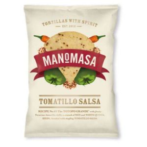 Manomasa Tomatillo Salsa Tortilla Chips [160g x 10]