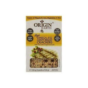 Origin Earth Omega 3 & Chia Seed Cracker [150g]