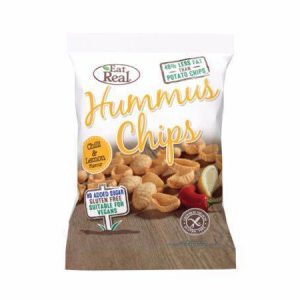 Eat Real Hummus Chilli & Lemon Chips [45g x 12]