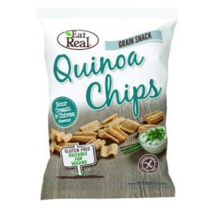 Eat Real Quinoa Cream & Chive Chips [30g x 12]