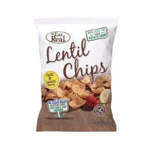 Eat Real Lentil Chilli &Lemon Chips [113g x 10]