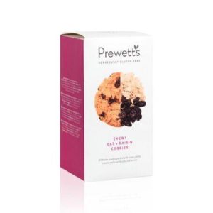 Prewetts GF Chewy Oat &Raisin Cookies [150g x 6]