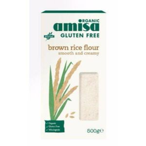 Amisa GF Org Fine BrownRice Flour [500g]