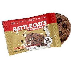 Battle Oats Double Choc Chip Protein Cookie [60g x 12]