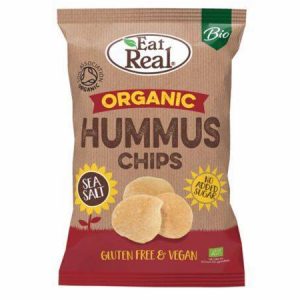 Eat Real Org Hummus SeaSalt Chips [100g x 10]
