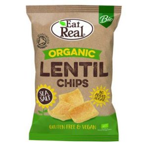 Eat Real Org Lentil SeaSalt Chips [100g x 10]