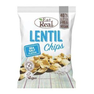 (NIP) Eat Real Sea SaltLentil Chips [22g x 24]