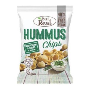 (NIP) Eat Real Sour CreamHummus Chips [22g x 24]