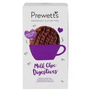 Prewetts GF Milk Chocolate Digestives[165g x 7]