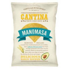 Manomasa Cantina WhiteCorn Chips [160g x 12]