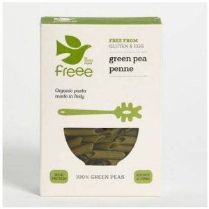 Doves Freee 100% Green Pea Penne Org Pasta [250g]