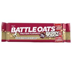 Battle Oats High ProteinBerry Fusion Bar [70g x 12]
