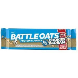 Battle Oats H/Protein Cookies & Cream Bar [70g x 12]