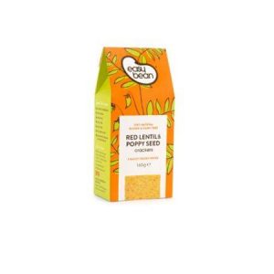 Easy Bean Red Lentil Poppy Seed Crackers [160g]