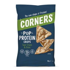 Corners Pop Protein Crisps Sour Crm/Onion [85g x 8]
