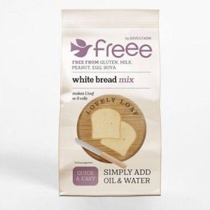 Doves Farm Freee GF White Bread Mix [500g x 4]
