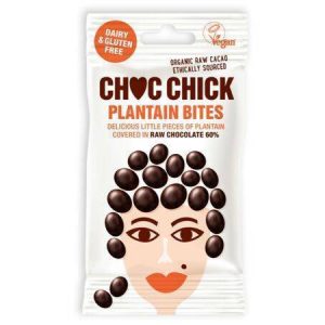 Choc Chick Plantain Bites/Raw Choc 60% [30g]