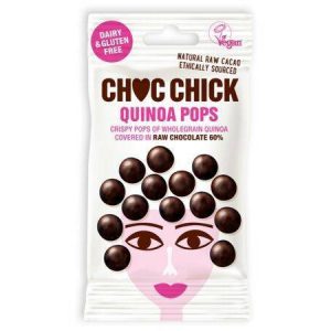 Choc Chick Quinoa Pops Org Raw Choc 60% [30g]