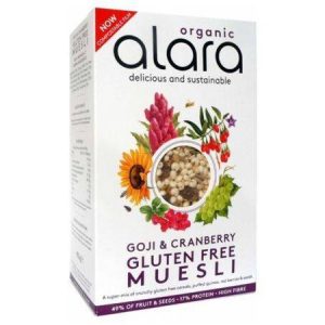 Alara Org GF Goji & Cranberry Muesli [450g]