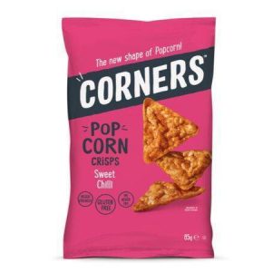 Corners Sweet Chilli  PopCorn Crisps [85g x 8]
