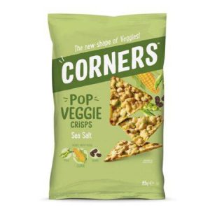 Corners Sea Salt Pop Veggie Crisps [85g x 8]