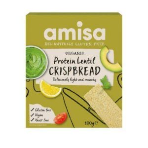 Amisa Organic Protein Lentil Crispbread [100g]