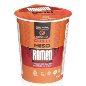 King Soba Organic ChilliMiso Ramen Cup [85g]