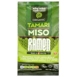 King Soba Org Tamari Miso Ramen Noodles [105g]
