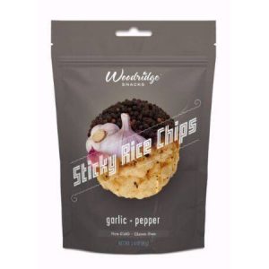 Woodridge Rice Chips Garic & Pepper [80g]