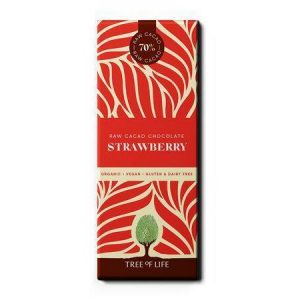 Tree Of Life Raw Org Chocolate Strawberry [75g]